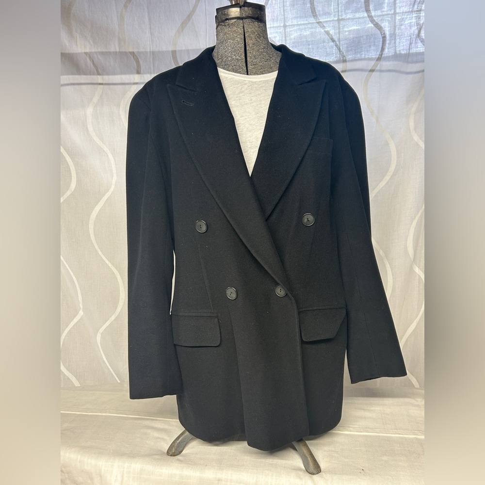 Bogner Black Double-Breasted Blazer